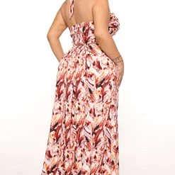 Fashion Nova Too Good For You Maxi Dress - Rust/combo -fashion nova dresses Shop 03 03 22Studio3 MS 11 01 30 23 SD31160820FN Rustcombo 0051 PLUS EH