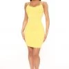 Fashion Nova Elana Double Strap Mini Dress - Yellow -fashion nova dresses Shop 03 04 22Studio3 15 04 23 36 73302 Yellow 0889 SG