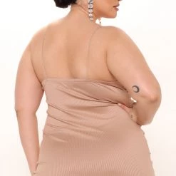 Fashion Nova Jessica Ruched Mini Dress - Taupe -fashion nova dresses Shop 03 07 22Studio2 RT KJ 10 00 51 8 J3G4023C Taupe 0973 PLUS PB