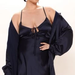 Fashion Nova On Tour Satin Dress Set - Navy -fashion nova dresses Shop 03 07 22Studio2 RT KJ 12 01 55 28 TD7809C Navy 12609 PLUS KL