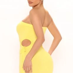 Fashion Nova Cut Out Cutie Mini Dress - Yellow -fashion nova dresses Shop 03 09 22Studio2 CE KG 11 13 18 48 JD46004 Yellow 0433 KL