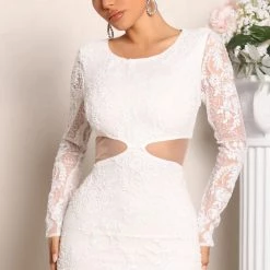 Fashion Nova Myself First Sequin Maxi Dress - White -fashion nova dresses Shop 03 09 22Studio2 CE KG 12 15 05 68 FN568L White 1010 WG