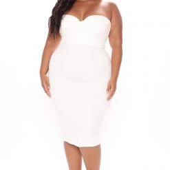 Fashion Nova Little Goddess Midi Dress - White 13 Fashion Nova Little Goddess Midi Dress - White -fashion nova dresses Shop 03 11 21Studio3 DM JH 11 18 38 23 SK0010 White PLUS 0084 EH