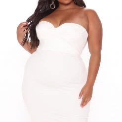 Fashion Nova Little Goddess Midi Dress - White 14 Fashion Nova Little Goddess Midi Dress - White -fashion nova dresses Shop 03 11 21Studio3 DM JH 11 18 44 23 SK0010 White PLUS 0090 EH