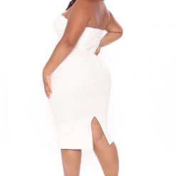 Fashion Nova Little Goddess Midi Dress - White 15 Fashion Nova Little Goddess Midi Dress - White -fashion nova dresses Shop 03 11 21Studio3 DM JH 11 18 54 23 SK0010 White PLUS 0091 EH