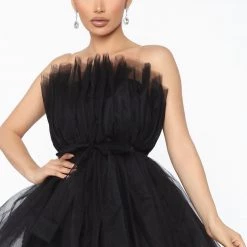Fashion Nova Exclusive After Party Tulle Maxi Dress - Black -fashion nova dresses Shop 03 12 20Studio2 CE JJ 10 56 00 7 HGD3572 Black 85774 EH