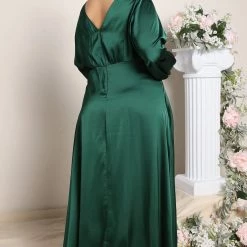 Fashion Nova Kiss The Sky Satin Maxi Dress - Green 16 Fashion Nova Kiss The Sky Satin Maxi Dress - Green -fashion nova dresses Shop 03 14 22Studio2 CE RL 09 34 46 1 MF2903 Green 0105 PLUS KL
