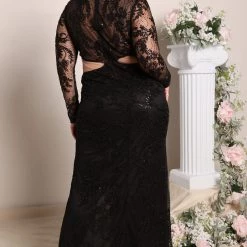 Fashion Nova Myself First Sequin Maxi Dress - Black -fashion nova dresses Shop 03 14 22Studio2 CE RL 10 18 31 12 FN568L Black 0126 PLUS KL