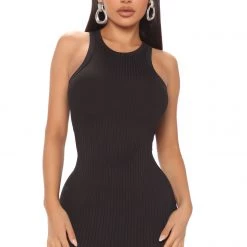 Fashion Nova Willow Ribbed Maxi Dress - Black 7 Fashion Nova Willow Ribbed Maxi Dress - Black -fashion nova dresses Shop 03 14 22Studio3 SN KG 11 53 42 62 RD45478 Black 2121 SG
