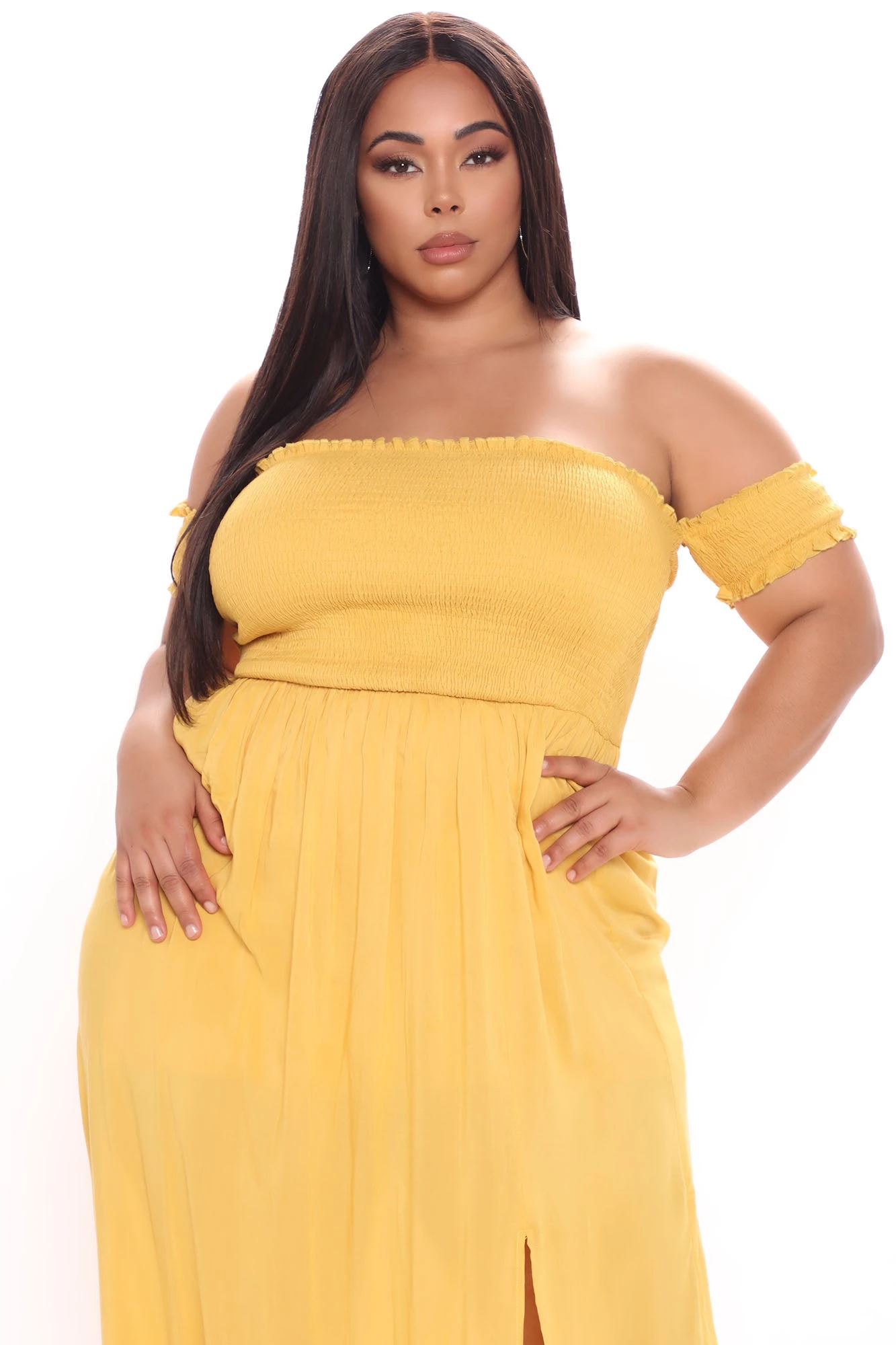 Fashion Nova Laurel Off Shoulder Maxi Dress - Mustard 10 Fashion Nova Laurel Off Shoulder Maxi Dress - Mustard - Image 8