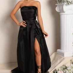 Fashion Nova Haute Exposure Gown - Black