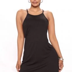 Fashion Nova Melisa Mini Dress - Black