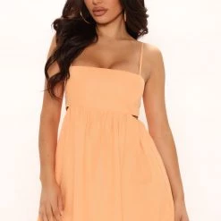 Fashion Nova Emeline Mini Dress - Melon -fashion nova dresses Shop 03 16 22Studio2 CE BH 10 41 20 31 4799DY Melon 1913 EH