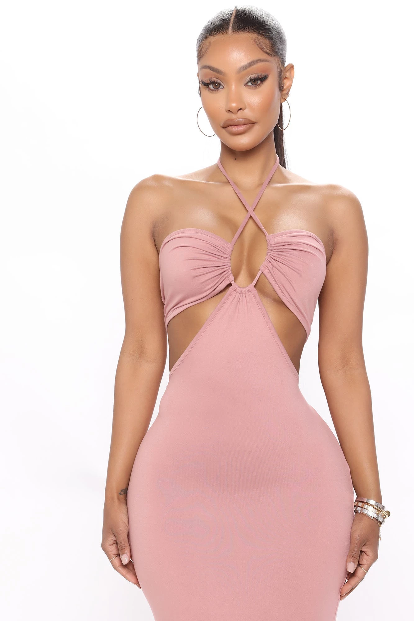 Fashion Nova Hot And Bothered Maxi Dress - Pink 4 Fashion Nova Hot And Bothered Maxi Dress - Pink - Image 2