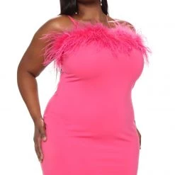 Fashion Nova 90's Chic Mini Dress - Hot Pink -fashion nova dresses Shop 03 16 22Studio4 RT KP 11 23 41 12 HDD23294 HotPink 5912 PLUS KS