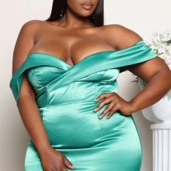 Fashion Nova Ever After Satin Maxi Dress - Green 14 Fashion Nova Ever After Satin Maxi Dress - Green -fashion nova dresses Shop 03 16 22Studio5 RT KP 10 21 35 1 74486E Green 1203 PLUS KS