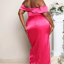 Fashion Nova Ever After Satin Maxi Dress - Fuchsia -fashion nova dresses Shop 03 16 22Studio5 RT KP 10 41 52 6 74486E Fuchsia 1282 PLUS KS