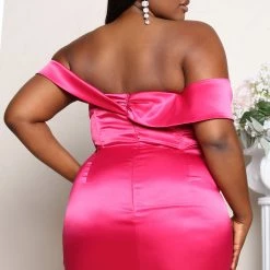 Fashion Nova Ever After Satin Maxi Dress - Fuchsia -fashion nova dresses Shop 03 16 22Studio5 RT KP 10 41 56 6 74486E Fuchsia 1285 PLUS KS