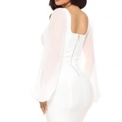 Fashion Nova Cheerful Mood Bandage Mini Dress - White -fashion nova dresses Shop 03 17 22Studio3 MS 09 30 43 4 GWZ338FN White 6390 EH