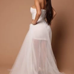 Fashion Nova Kiara Embellished Tulle Maxi Dress - White -fashion nova dresses Shop 03 18 22Studio5 SN KP 11 21 58 16 57399 White 44770 KL