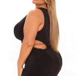 Fashion Nova Late Nights Slinky Maxi Dress - Black -fashion nova dresses Shop 03 22 22Studio1 KJ RL 14 18 44 46 FS22E862 Black 5049 PLUS SG