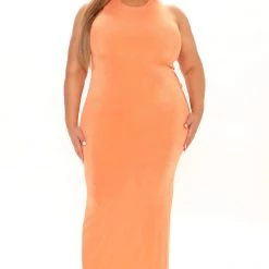 Fashion Nova Back In Town Slinky Maxi Dress - Orange 14 Fashion Nova Back In Town Slinky Maxi Dress - Orange -fashion nova dresses Shop 03 22 22Studio1 KJ RL 15 34 31 61 FS22E861 Orange 5181 PLUS SG