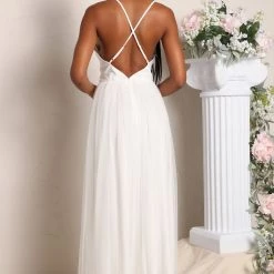 Fashion Nova Mesh Overlay Maxi Dress - White 9 Fashion Nova Mesh Overlay Maxi Dress - White -fashion nova dresses Shop 03 22 22Studio7 MS KG 16 04 35 71 BD04549 White 0767 KL