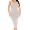 Fashion Nova Dani Midi Dress - Heather Grey -fashion nova dresses Shop 03 24 22Studio1 KJ AC 15 32 44 60 JD45648 HeatherGrey P 5852 PB