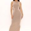 Fashion Nova Back In Town Slinky Maxi Dress - Taupe -fashion nova dresses Shop 03 24 22Studio2 RT RL 13 27 55 37 FS22E861 Taupe 4889 MH