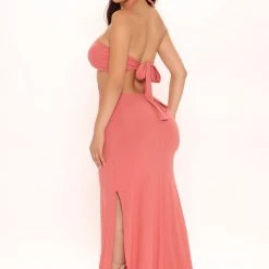 Fashion Nova Gina Ribbed Maxi Dress - Marsala -fashion nova dresses Shop 03 24 22Studio2 RT RL 14 12 15 46 FS22F112 Marsala 4974 KS