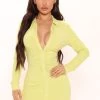 Fashion Nova Nicole Ribbed Shirt Dress - Lime -fashion nova dresses Shop 03 24 22Studio2 RT RL 15 34 55 68 HF22A607 Lime 5136 SG