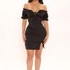 Fashion Nova Katrina Satin Mini Dress - Black -fashion nova dresses Shop 03 24 22Studio2 RT RL 15 46 49 11 HF22E810 Black 13441 SG