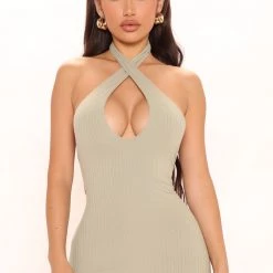 Fashion Nova Jill Mini Dress - Sage -fashion nova dresses Shop 03 24 22Studio2 RT RL 15 48 16 18 RD46139 Sage 13500 KS