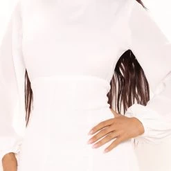 Fashion Nova Kisses Smocked Mini Dress - White -fashion nova dresses Shop 03 25 22Stuido2 SN RL 11 30 56 39 HF22A926 White 5476 PB