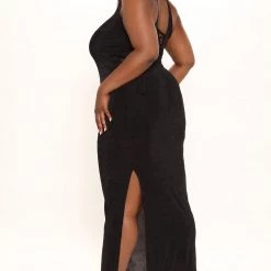 Fashion Nova Back In Town Slinky Maxi Dress - Black -fashion nova dresses Shop 03 28 22Studio2 MS A 11 24 59 27 FS22E861 Black 6109 PLUS SG