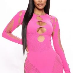 Fashion Nova So Seamless Mini Dress - Pink -fashion nova dresses Shop 03 28 22Studio4 SN CP 16 08 01 49 SK0787 Pink 0707 PB