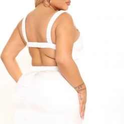 Fashion Nova Attractive Satin Mini Dress - White -fashion nova dresses Shop 03 29 22Studio2 KJ AC 14 21 26 38 HF22C765 White 0767 PLUS EH