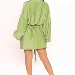 Fashion Nova Petite High Attention Shirt Dress - Green 11 Fashion Nova Petite High Attention Shirt Dress - Green -fashion nova dresses Shop 03 30 22Studio1 DD CP 14 03 53 55 GWX170 Green 5331 EH
