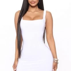 Fashion Nova Look Beyond Double Lined Mini Dress - White -fashion nova dresses Shop 04 05 22Studio4 ME KG 14 11 30 21 DX7526 White 1336 KL