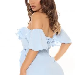 Fashion Nova Mara Off Shoulder Maxi Dress - Light Blue -fashion nova dresses Shop 04 07 21Studio2 CE SD 11 04 01 15 HF21E329 LightBlue 36137 NT