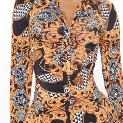 Fashion Nova Velina Shirt Dress - Black/combo -fashion nova dresses Shop 04 08 22Studio4 MS DJ 15 06 10 25 TD1204A Blackcombo P 3287 SG