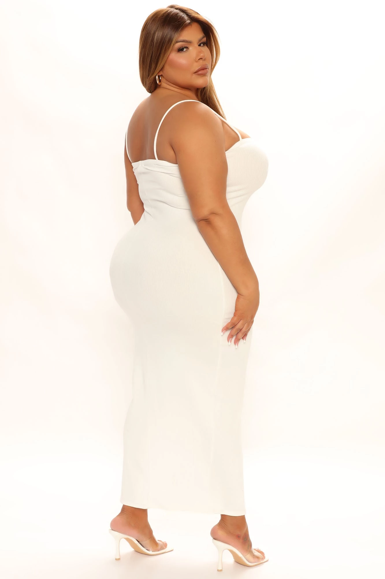 Fashion Nova Nikki Midi Dress - White 9 Fashion Nova Nikki Midi Dress - White - Image 7