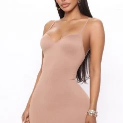 Fashion Nova Everyday Seamless Mini Dress - Nude -fashion nova dresses Shop 04 11 22Studio4 ME KG 13 21 57 21 SD81134 Nude 3688 KL