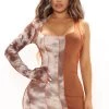 Fashion Nova Secret Obsession Mini Dress - Brown/combo 1 Fashion Nova Secret Obsession Mini Dress - Brown/combo -fashion nova dresses Shop 04 13 21Studio2. JP RL 14 56 55 30 DT2379 Browncombo 0563 RA