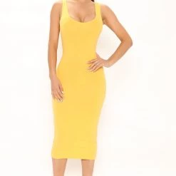 Fashion Nova Maya 2 Pack Midi Dress - Yellow/combo -fashion nova dresses Shop 04 13 22Studio2 CE KP 13 53 33 63 J9G9680C Yellowcombo 14544 EH