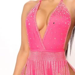 Fashion Nova Festival Love Embellished Mini Dress - Neon Pink -fashion nova dresses Shop 04 14 22Studio4 CE CP 15 55 15 40 BCCDS61741 NeonPink 6172 SG JF