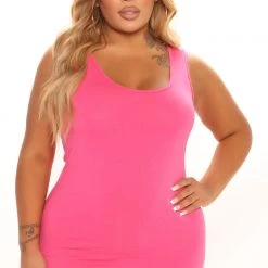 Fashion Nova Maya 2 Pack Midi Dress - Magenta/combo -fashion nova dresses Shop 04 15 22Studio1 KJ DJ 14 15 54 51 J9G9680C Magentacombo 15324 PLUS SG