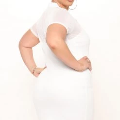 Fashion Nova Don't Mesh With Me Mini Dress - White -fashion nova dresses Shop 04 18 22Studio2 RT KP 09 52 41 9 DY8184 White 0085 PLUS SG