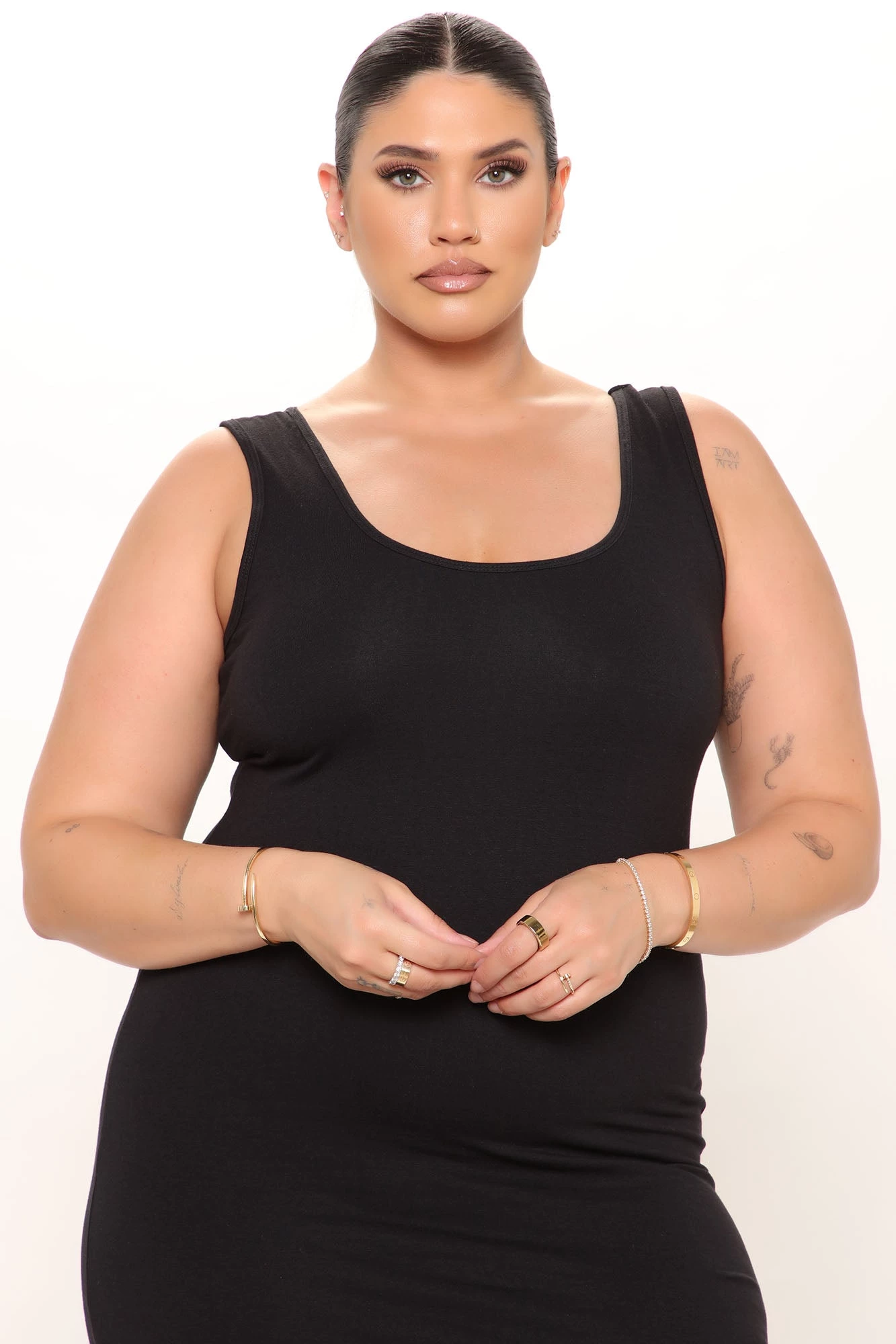 Fashion Nova Maya 2 Pack Midi Dress - Taupe/combo - Image 14