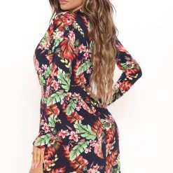 Fashion Nova Spree Dress - Navy/combo -fashion nova dresses Shop 04 28 21Studio2 ME KP 12 57 01 32 5854 Navycombo 2390 RG